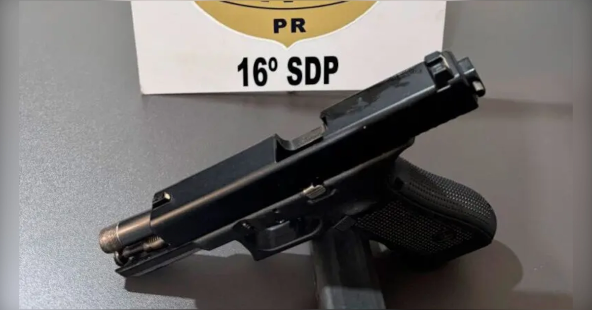 Adolescente apreendido em Campo Mourão entrega arma à Polícia Civil durante investigação do atentado.
