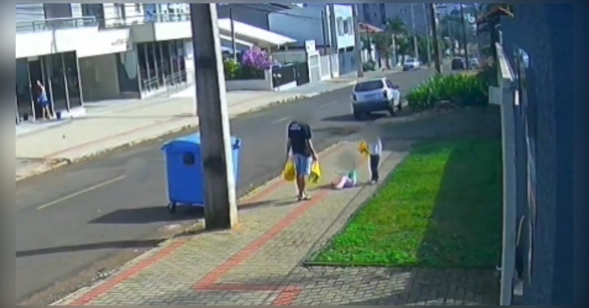 Polícia investiga caso de pai preso por agredir filha de 3 anos em Francisco Beltrão, no Paraná.